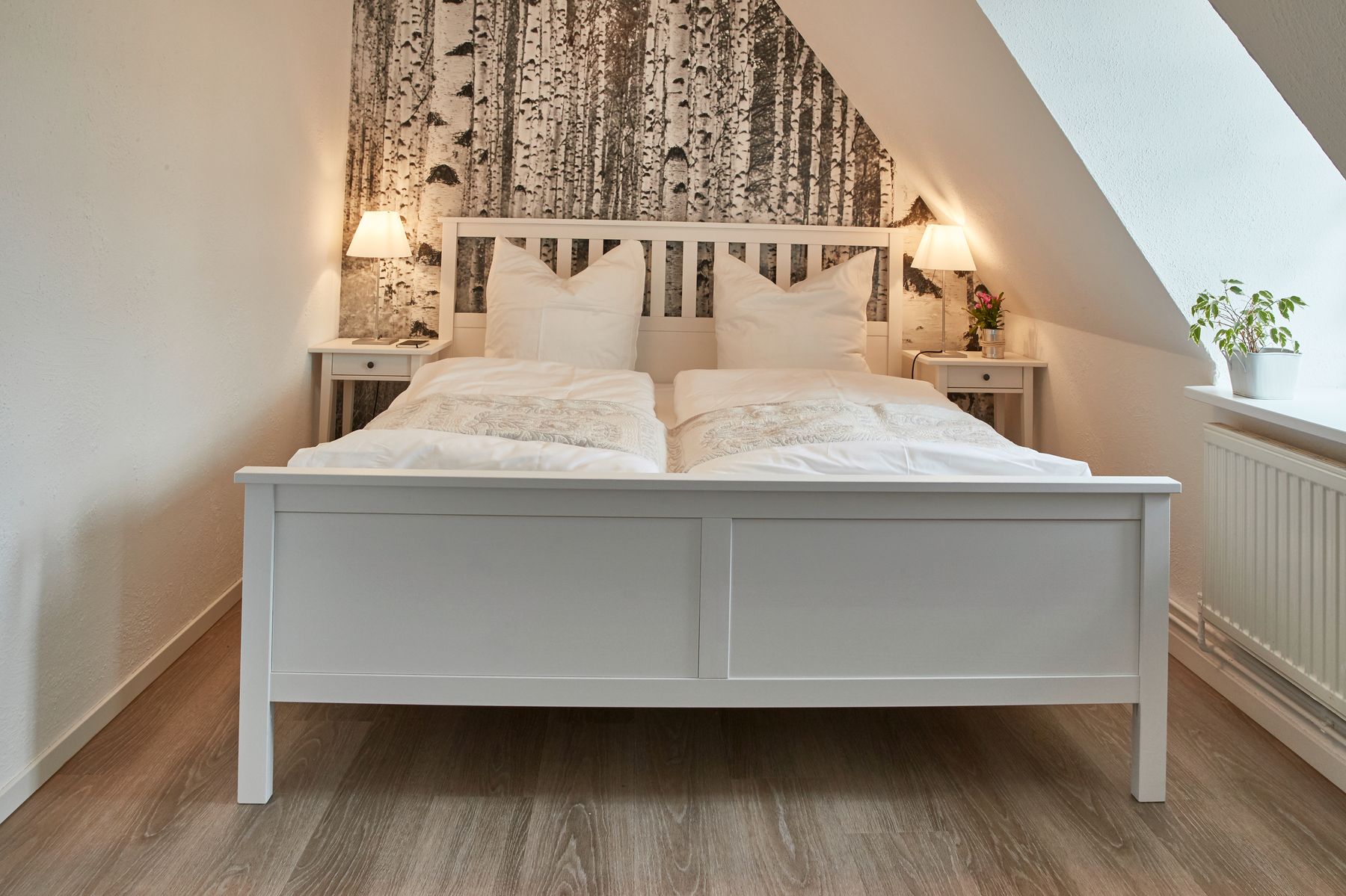 Gästezimmer mit Doppelbett
